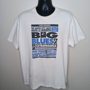 VTG 90s ACL Austin City Limits Adult XL Band T-shirt 1998 Distressed USA *READ*